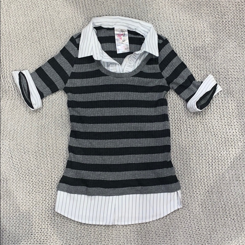 Very Cut Striped Top